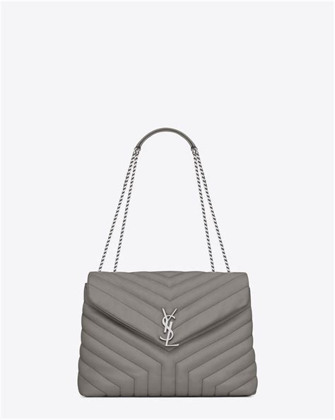 ysl loulou medium gray|ysl loulou medium crossbody.